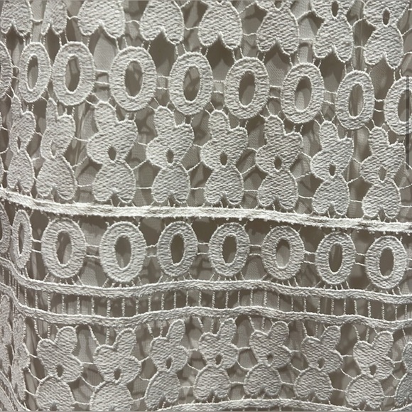 DVF TIANA SLEEVELESS LACE FLOUNCE DRESS Diana Von Furstenberg - Picture 11 of 16